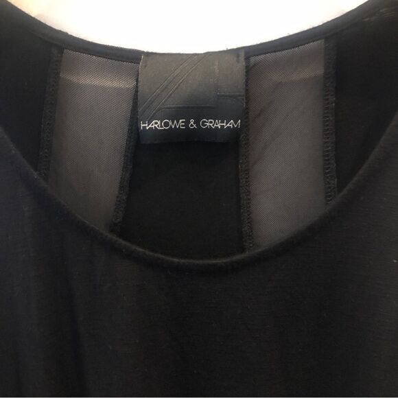 Harlowe & Graham Tank with sheer back panels - Picture 3 of 9